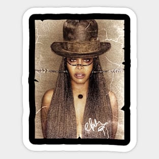 Erykah Badu Vintage Sticker